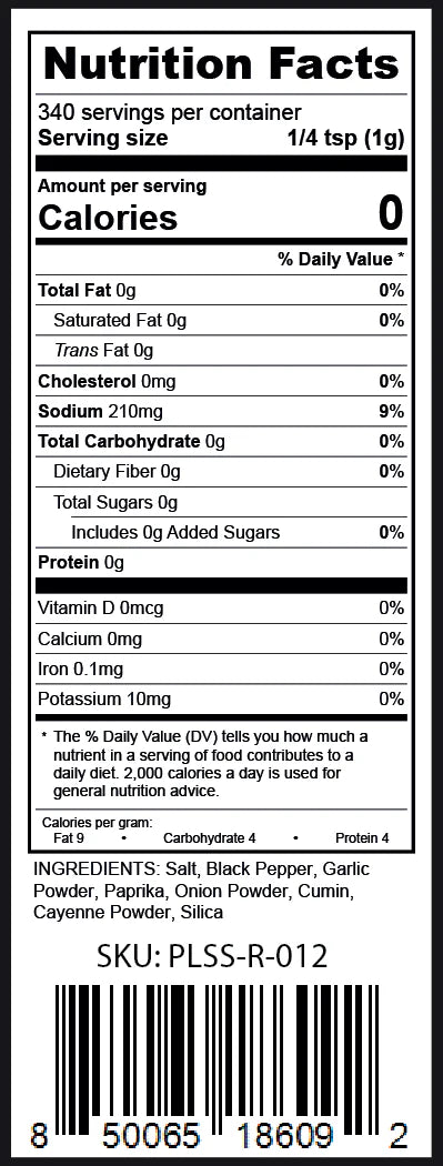 The United Steaks of America Nutrition Facts and Ingredients